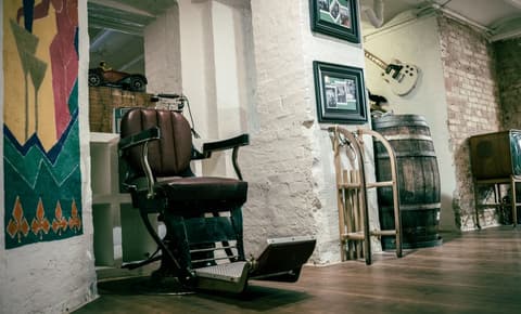Antik barberstol