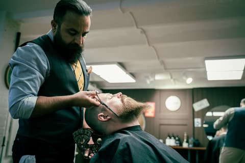 Barbering i stolen